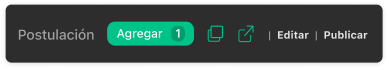 Link público para postularse